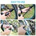 Nogis Mini Bike pump with 16 in 1 Multi Function Stainless Steel Bicycle Bike Cycling Repair Tool Kit  Bicycle Tire pump fits Presta & Schrader Valve  Perfect for Road & Mountain Bicycle - B073LZQSVW